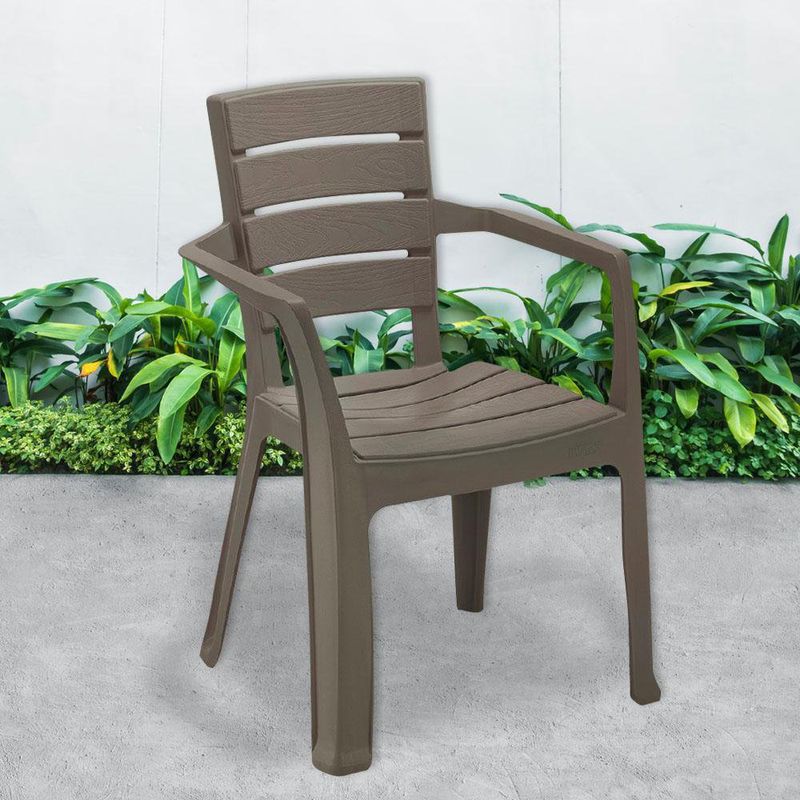 Silla Plástica Barú con Brazos Moca