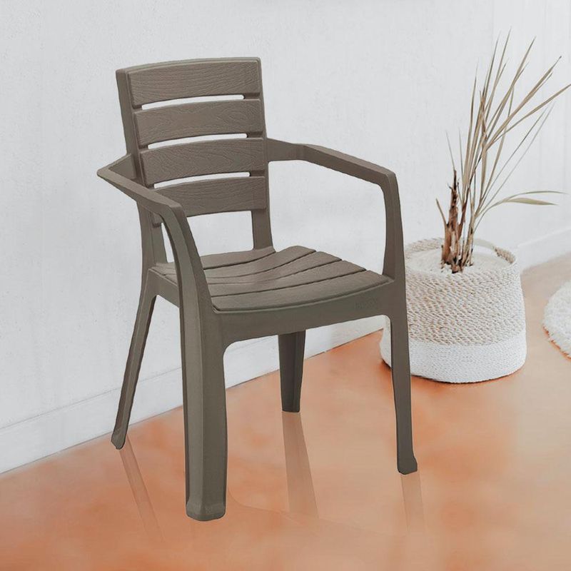 Silla Plástica Barú con Brazos Moca