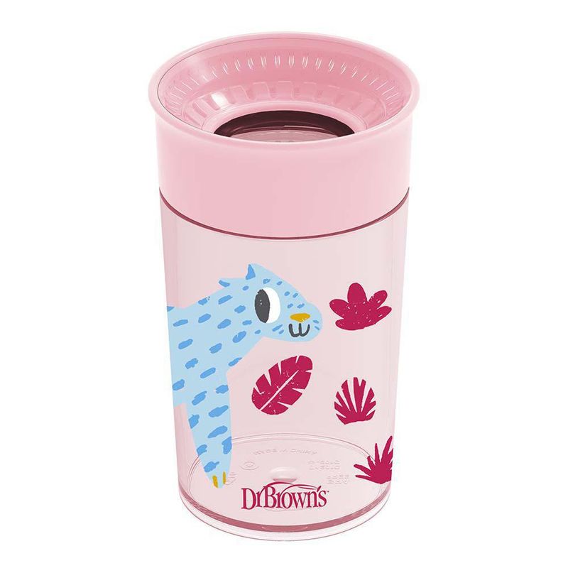 Vaso Cheers 360 Rosa 360 Ml - Dr. Browns