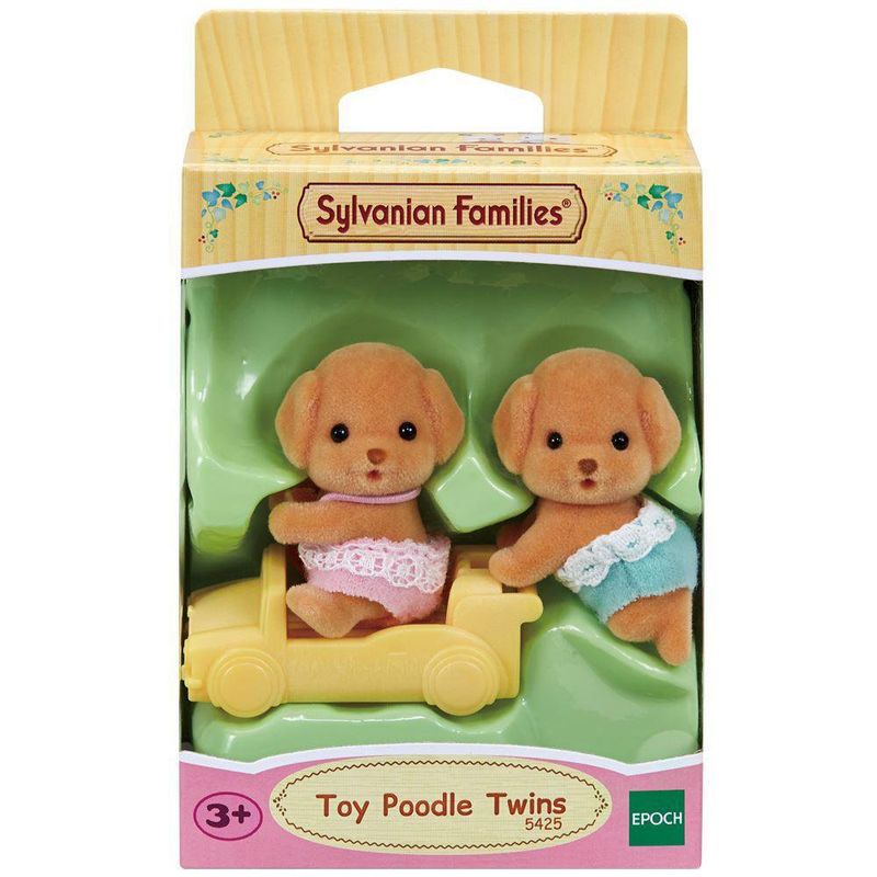 Set Gemelos Perro Caniche de Sylvanian Families
