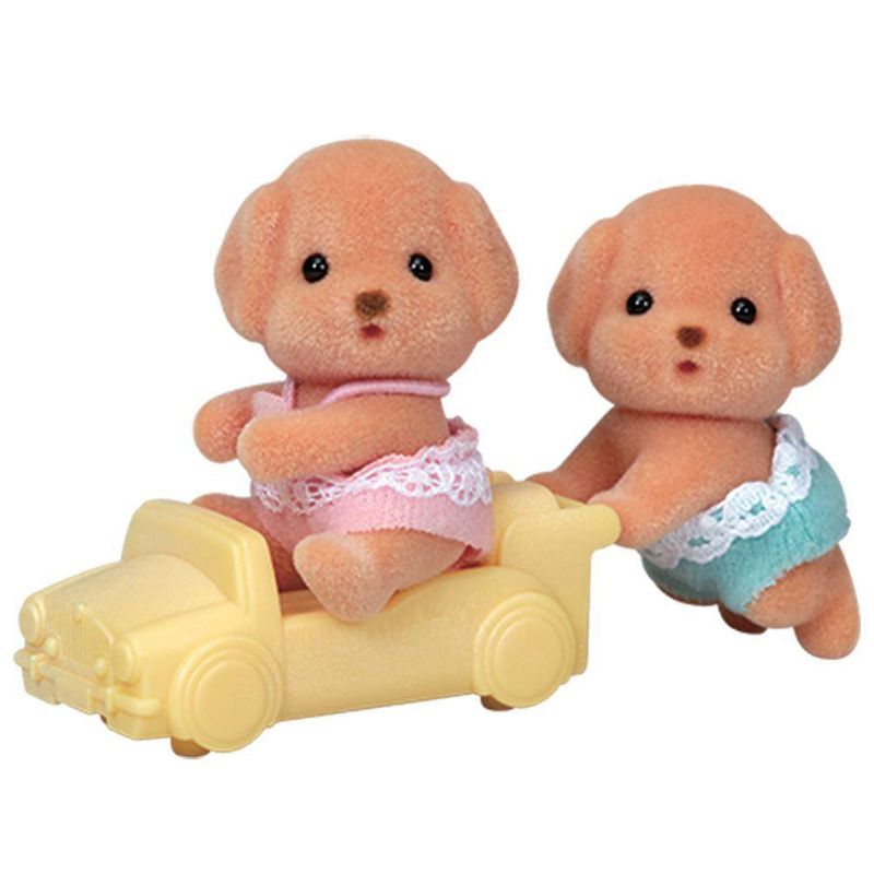 Set Gemelos Perro Caniche de Sylvanian Families