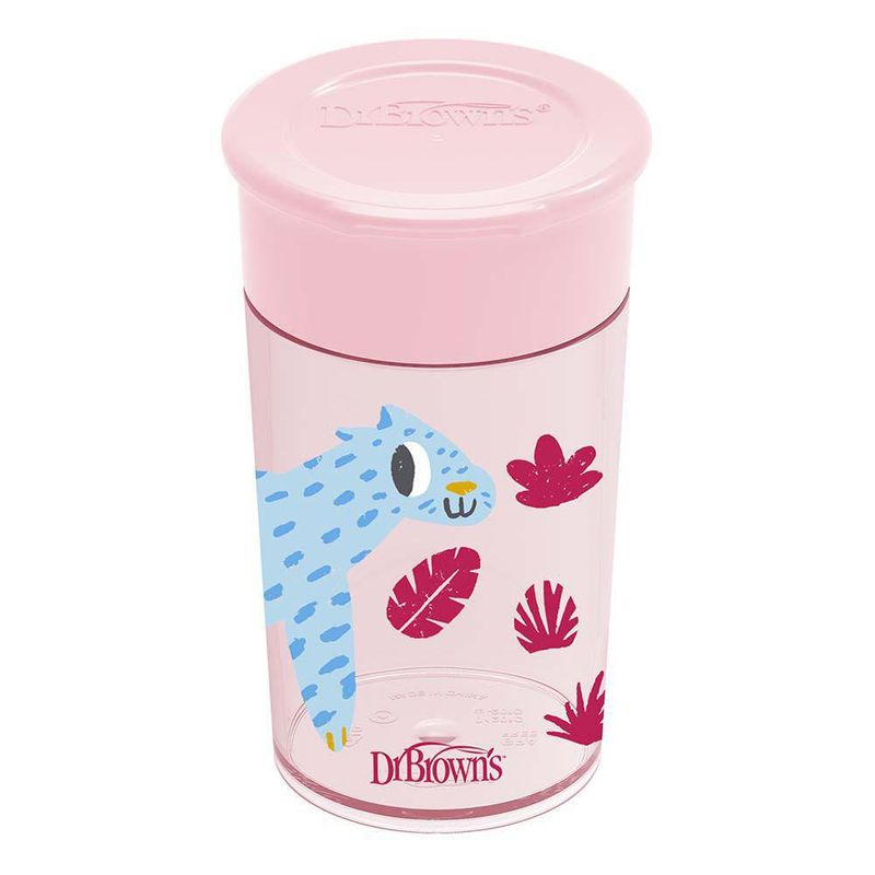 Vaso Cheers 360 Rosa 360 Ml - Dr. Browns