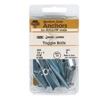 Set de 6 Tornillos con Mariposa 1/4x3 Plg