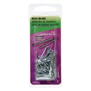 Clavo para Madera Brad Galvanizado 1.4x25.4 Mm