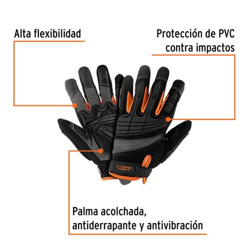 Guantes para Mecánico con Protección Anti-Impacto