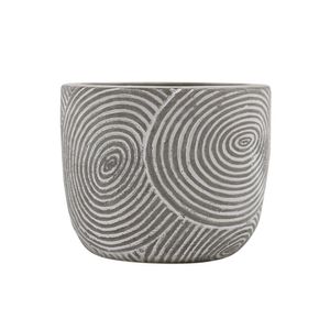 Veladora de Citronela Diseño  Espiral Gris