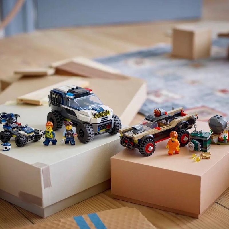 Lego City Persecución Policial Todo Terreno 467 Pzas