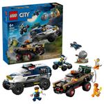Lego City Persecución Policial Todo Terreno 467 Pzas