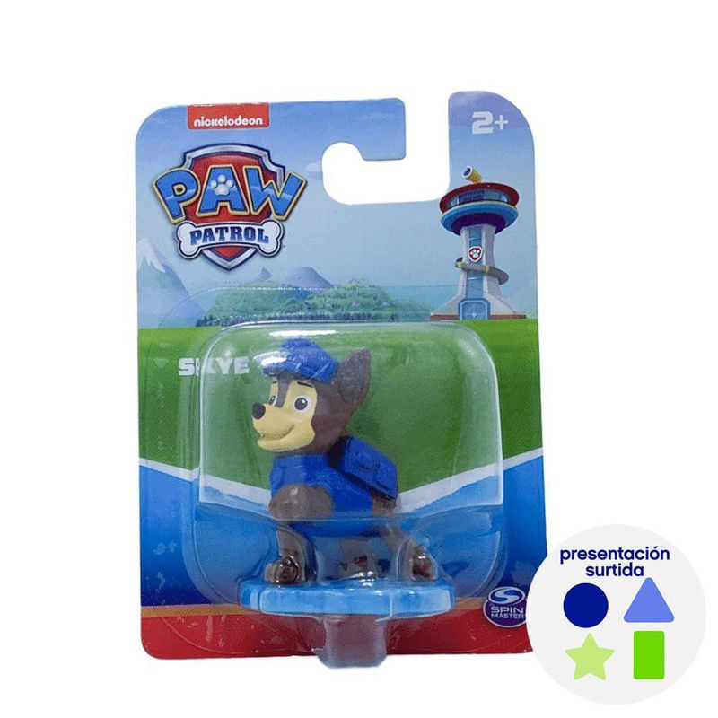 Mini Figura Paw Patrol en Base