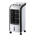Enfriador de Aire Evaporativo con Depósito de Agua y Ruedas Giratorias de 4 Lts