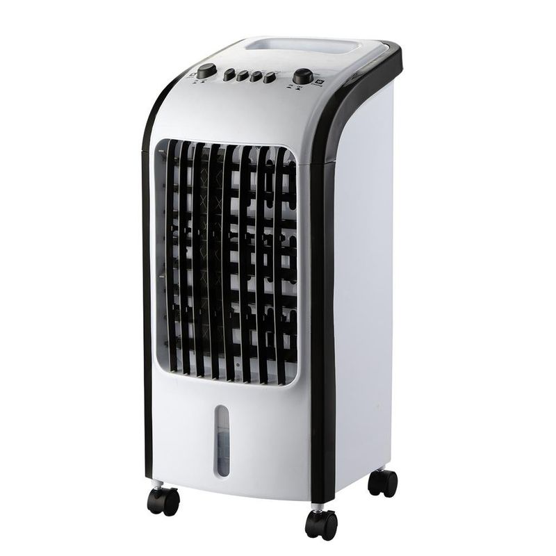 Enfriador de Aire Evaporativo con Depósito de Agua y Ruedas Giratorias de 4 Lts