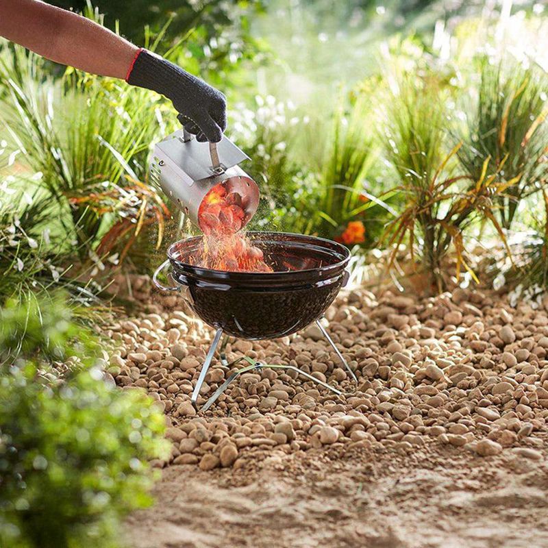 Arrancador de Carbón Compacto RapidFire de Acero Aluminizado