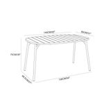 Mesa Bolonia Gris para Exterior