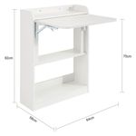 Escritorio de Pared Blanco