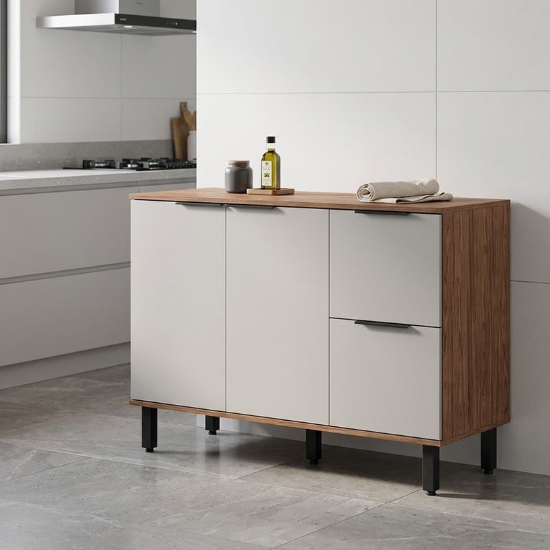 Gabinete Base Toscana 2 Puerta Café