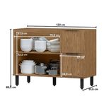 Gabinete Base Toscana Café 2 Puertas