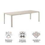 Mesa Extensible para Exterior Beige Lima Idaho