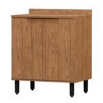 Gabinete de Cocina Base Toscana con 2 Puertas Color Café 80 Cm