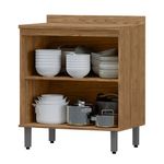 Gabinete de Cocina Base Toscana con 2 Puertas Color Café 80 Cm