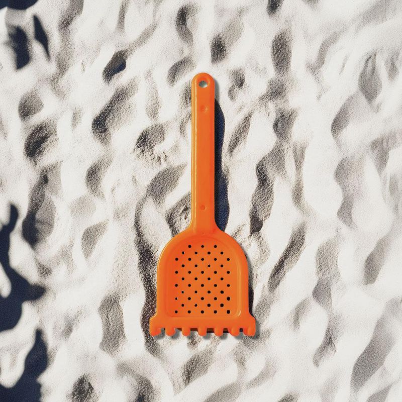 Pala de Juguete Naranja para Arena con Orificios 40 Cm