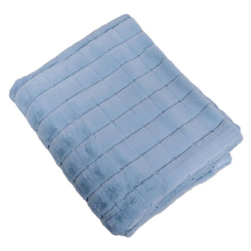 Throw Celeste de 130 x 160 Cm