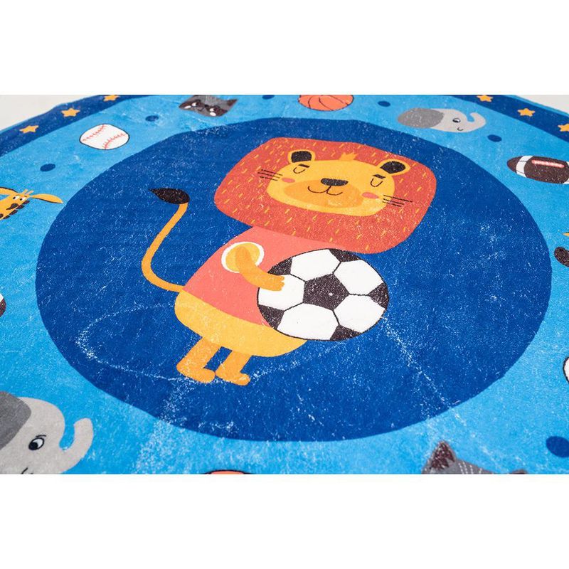 Alfombra Decorativa Circular Rey