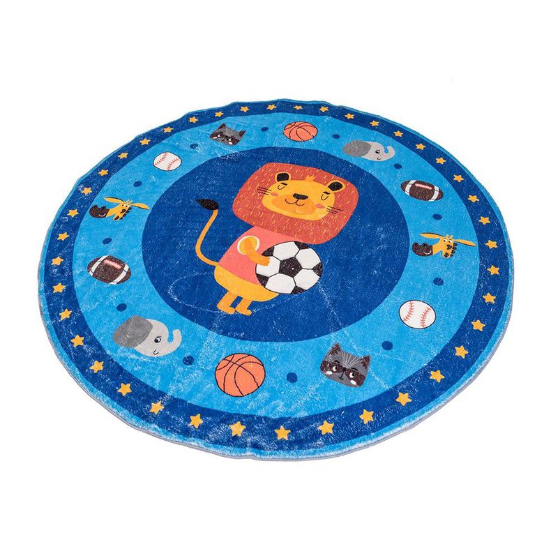 Alfombra Decorativa Circular Rey