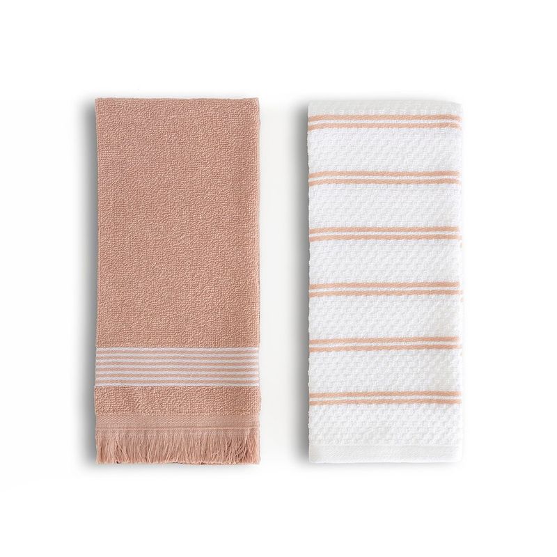 Set de 2 Toallas de Cocina Diseño Rayas