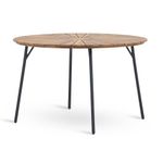 Mesa Redonda Atlas de Madera de Acacia
