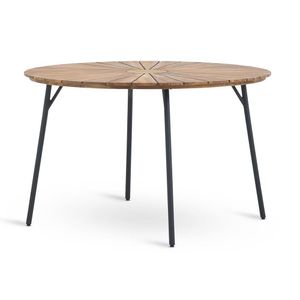 Mesa Redonda Atlas de Madera de Acacia