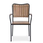 Silla Atlas con Brazos de Madera de Acacia