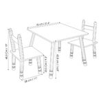 Set Infantil de Mesa y 2 Sillas Diseño Lápices