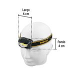 Linterna LED de Cabeza a Baterías 12 a 65 Lm