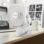 Ventilador para Escritorio Recargable Blanco