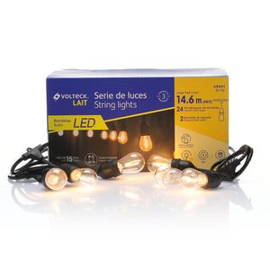 Serie de 24 Luces LED para Exterior 14.6 M