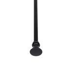 Galería de Metal Extensible Negro 90-170 Cm