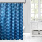 Cortina para Baño Azul