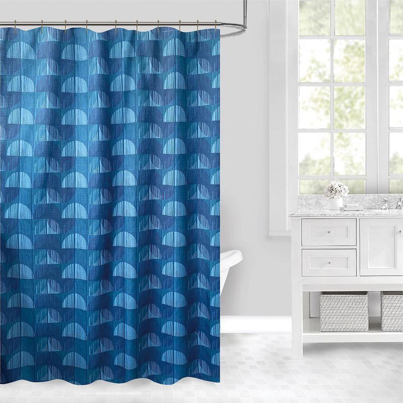 Cortina para Baño Azul