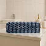 Toalla Extra Playa Zigzag Azul