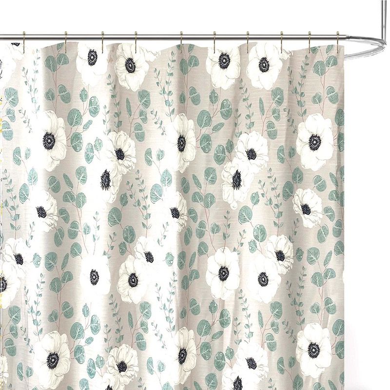 Cortina para Baño Flores