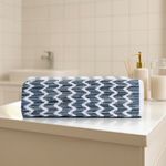 Toalla Extra Playa Zigzag Blanca