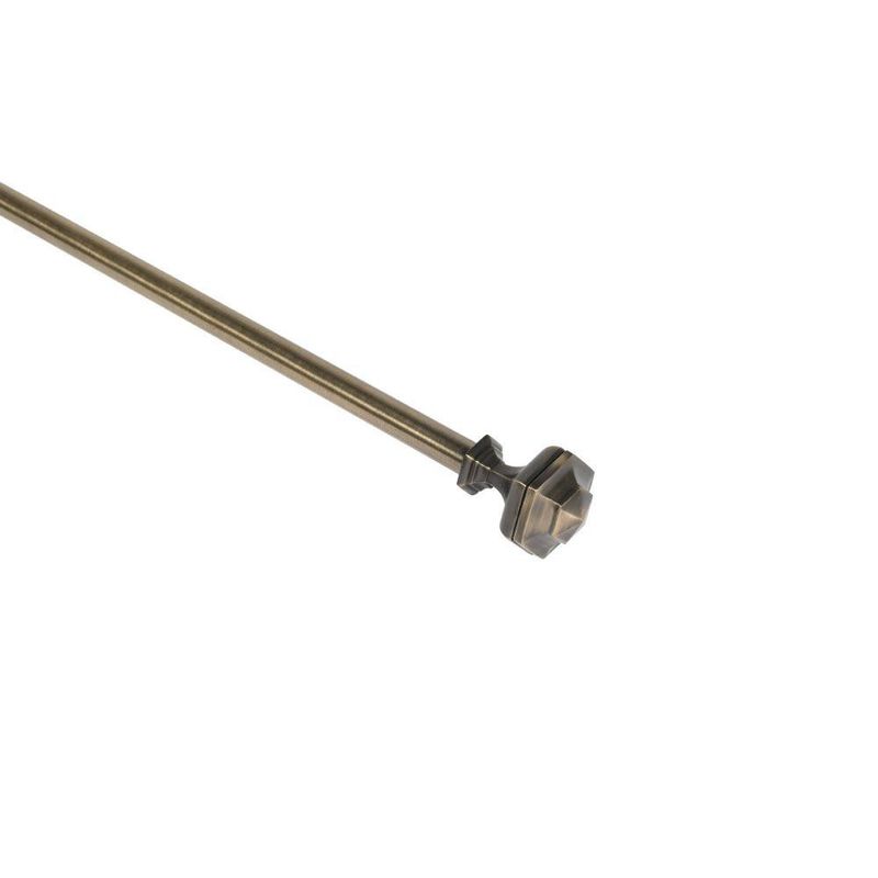 Galería de Metal Extensible 120–300 cm Color Bronce