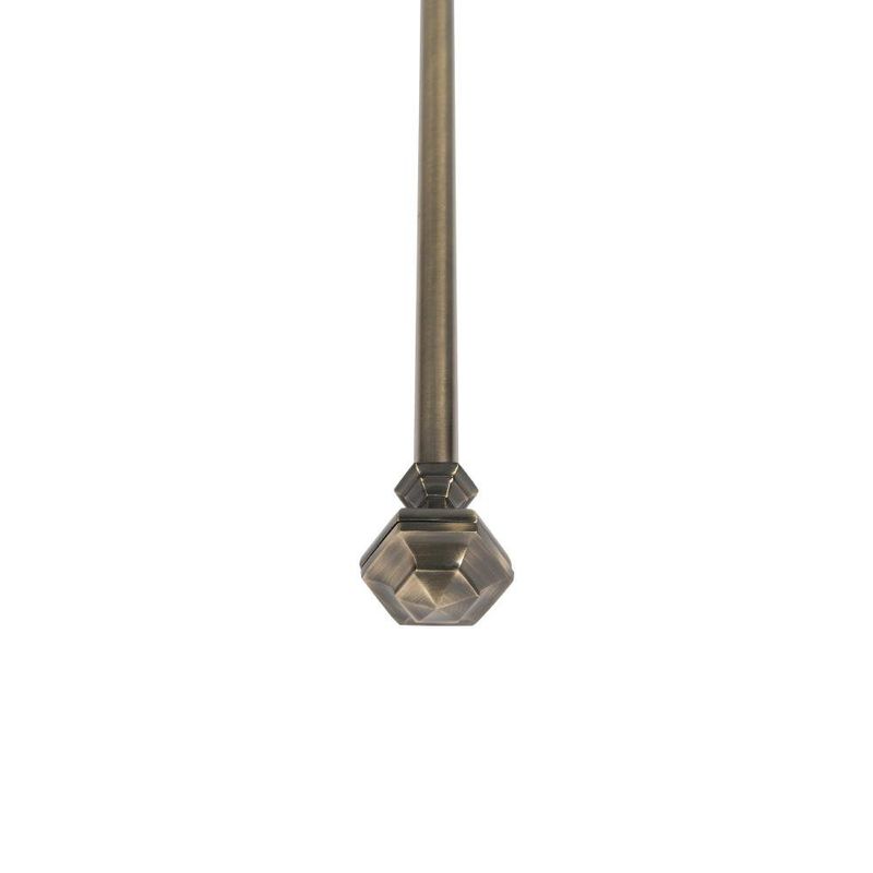 Galería de Metal Extensible 120–300 cm Color Bronce