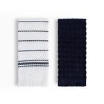 Set de 2 Toallas de Cocina Azul