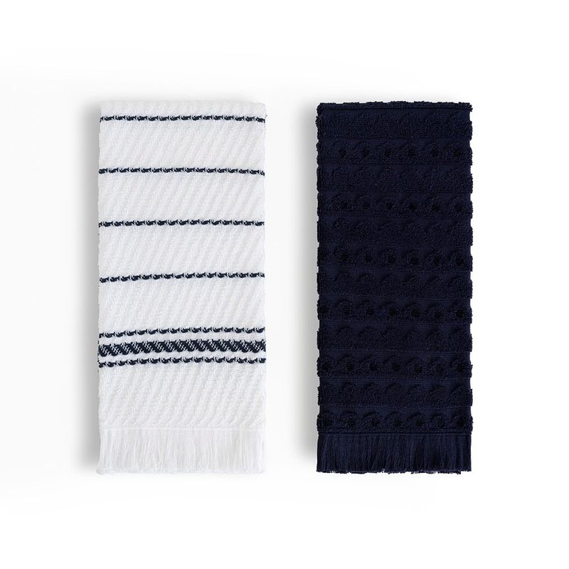 Set de 2 Toallas de Cocina Azul