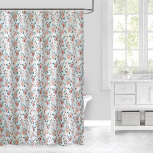 Cortina para Baño Rosas