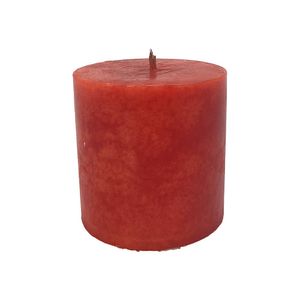 Vela Pillar Naranja 3x3"