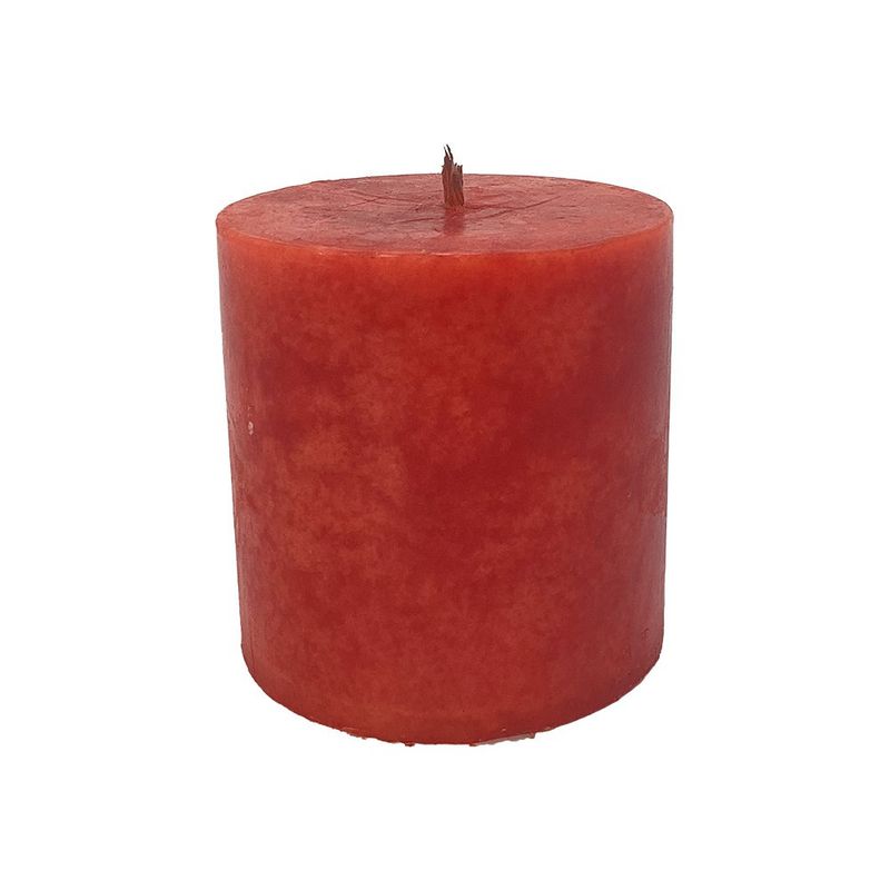 Vela Pillar Naranja 3x3"
