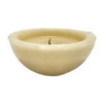 Vela Media Esfera Beige 4 cm