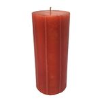 Vela Pillar Naranja 3X8"